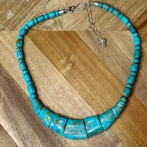 Jay King DTR Turquoise Collar/Bib Vintage Necklace